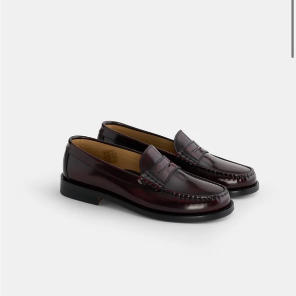 Sesa Women’s Oxblood brown red Leather Loafers US 9.5 EU 39.5 - Picture 1 of 5